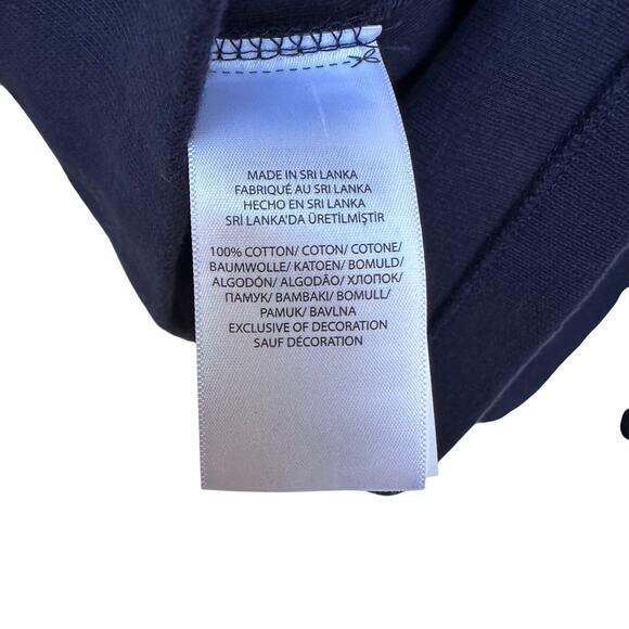 Polo Ralph Lauren Navy Cotton Quarter Zip Pullover Sweater Men’s L - Picture 5 of 5